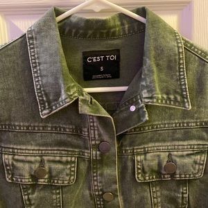 NWT green olive jacket